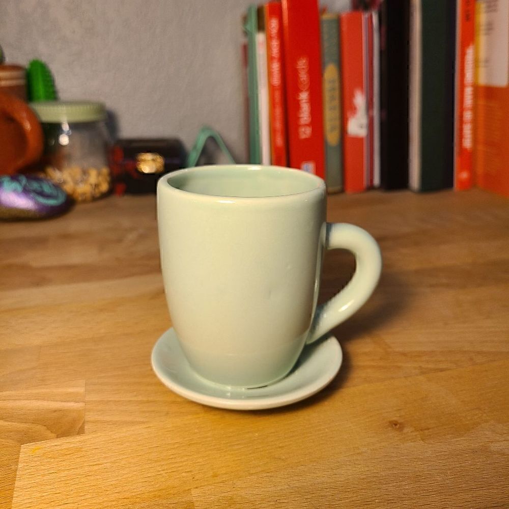 Cup and Saucer mini planter